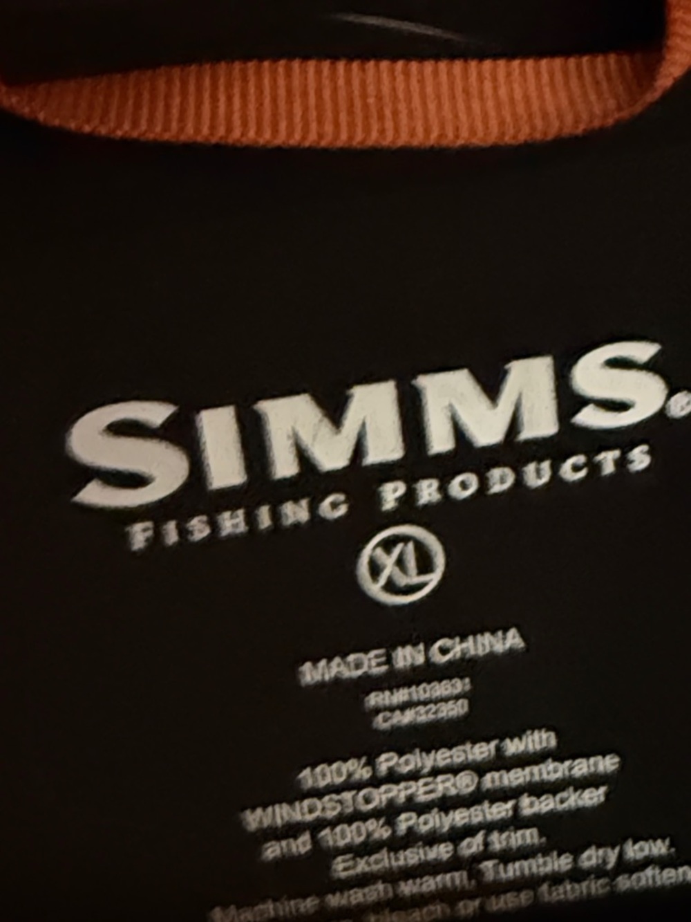 Simms XL Fishing Windstopper Olive Performance Softshell Jacket Chest pockets - Picture 5 of 8